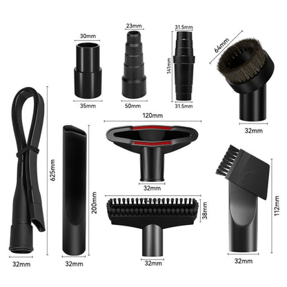 9 In 1 Set 1 Universal Vacuum Attachments 32mm Nozzle Adapter Accessories Cleaning Kit by bashfashion