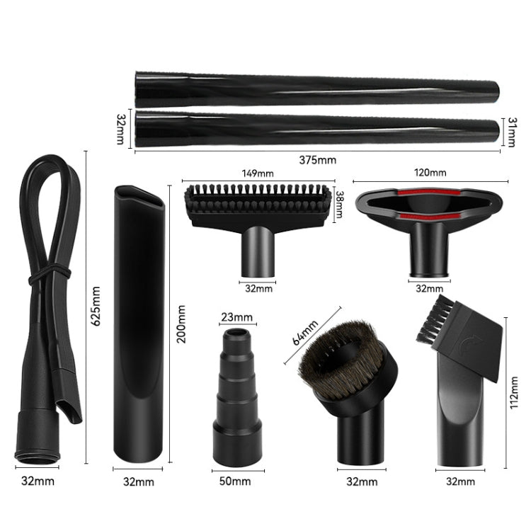 9 In 1 Set 2 Universal Vacuum Attachments 32mm Nozzle Adapter Accessories Cleaning Kit by bashfashion
