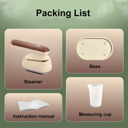 2-in-1 800W Handheld Household Wet and Dry Steam Iron Steam Hanging Iron, Spec: US Plug(Yellow) by bashfashion