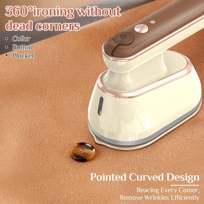 2-in-1 800W Handheld Household Wet and Dry Steam Iron Steam Hanging Iron, Spec: EU Plug(Yellow) by bashfashion