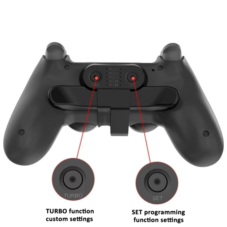 For PS4 Controller Back Button Attachment Programmable & TURBO Function by bashfashion