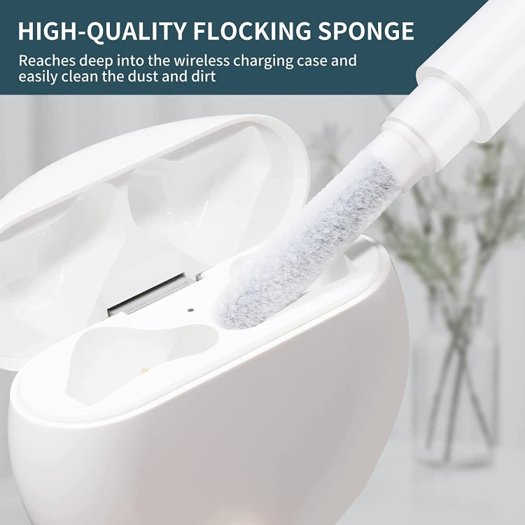 5pcs SM-116 3-in-1 Multifunctional Bluetooth Earphone Cleaning Pen Keyboard Cleaning Brush Set(Black) by bashfashion