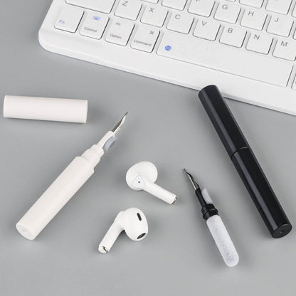 5pcs SM-116 3-in-1 Multifunctional Bluetooth Earphone Cleaning Pen Keyboard Cleaning Brush Set(White) by bashfashion