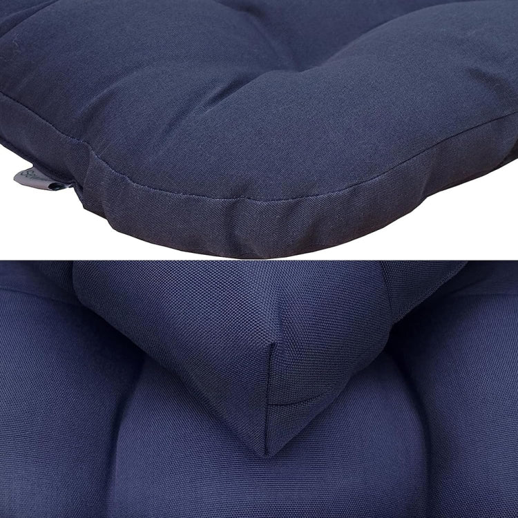 1pair 48 x 48cm Garden Patio Rattan Chair Waterproof Cushion Thick Soft Sofa Cushion(Light Grey) by bashfashion