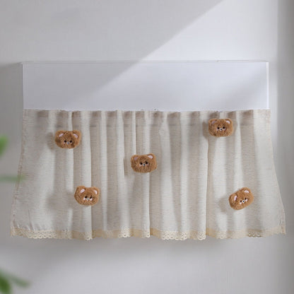 Air Conditioner Windshield Anti-Direct Blow Baby Windshield Curtain Dust Cover, Model: Brown Bear by bashfashion