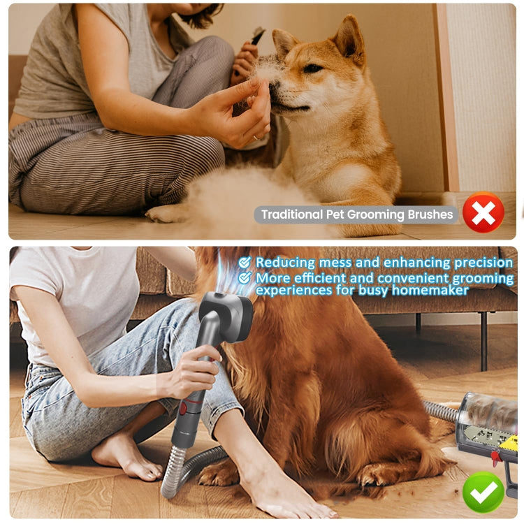 For Dyson V7 V8 V10 V11 V15 Pet 3 In 1 Grooming Suction Head Set With Hose by bashfashion