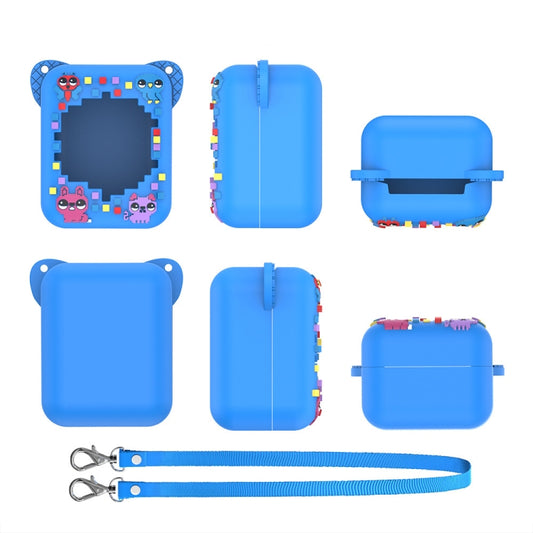 For Bitzee Electronic Pet Machine Silicone Protective Case(Blue) by bashfashion