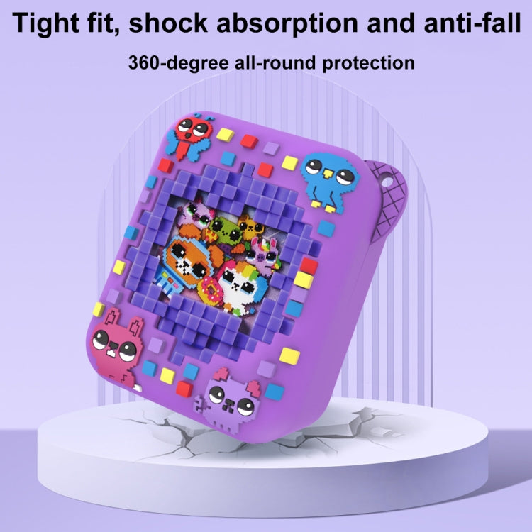 For Bitzee Electronic Pet Machine Silicone Protective Case(Light Purple) by bashfashion