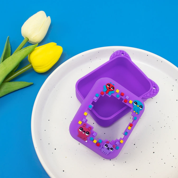 For Bitzee Electronic Pet Machine Silicone Protective Case(Light Purple) by bashfashion