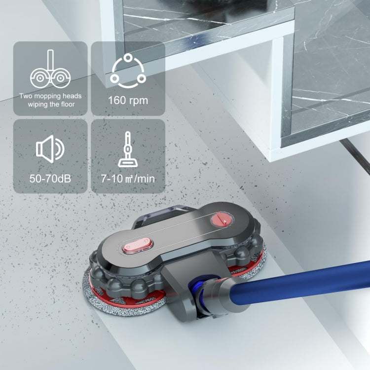 For Dyson V7 / V8 / V10 / V11 / V15 / G5 Vacuum Cleaner Electric Mop Head with Detachable Water Tank and 6 Mop Pads by bashfashion