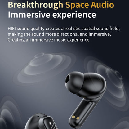 LX-10 Full-Color Touch Screen ANC+ENC Dual Noise Reduction In-Ear Wireless Bluetooth Earphone(Purple) by bashfashion