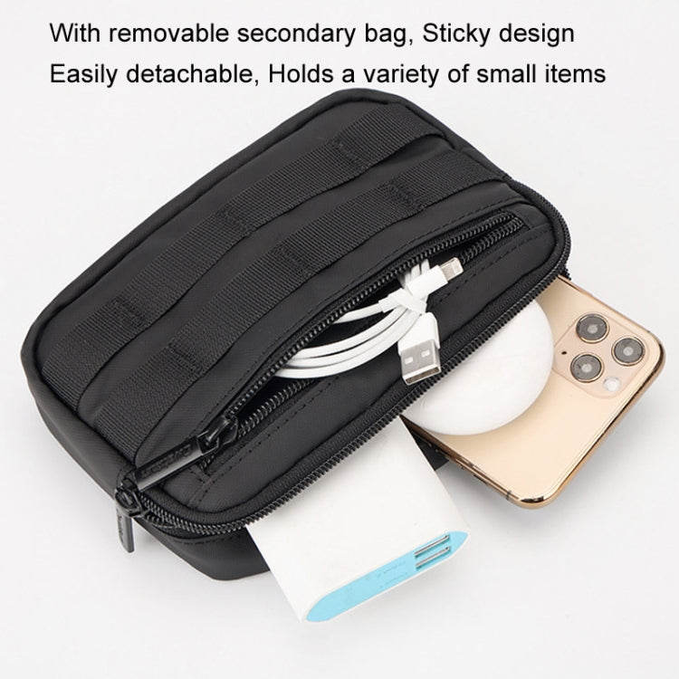 Cwatcun D115 Shoulder Crossbody Waterproof Leather Film DSLR Camera Bag, Color: Black Small by Cwatcun