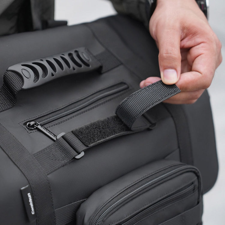 Cwatcun D115 Shoulder Crossbody Waterproof Leather Film DSLR Camera Bag, Color: Black Small by Cwatcun