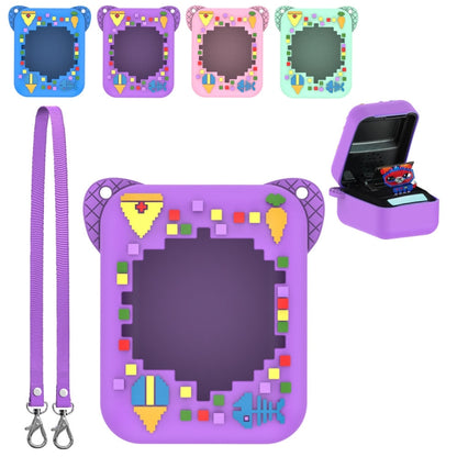 For Bitzee Electronic Pet Machine Silicone Protective Case(Light Purple) by bashfashion