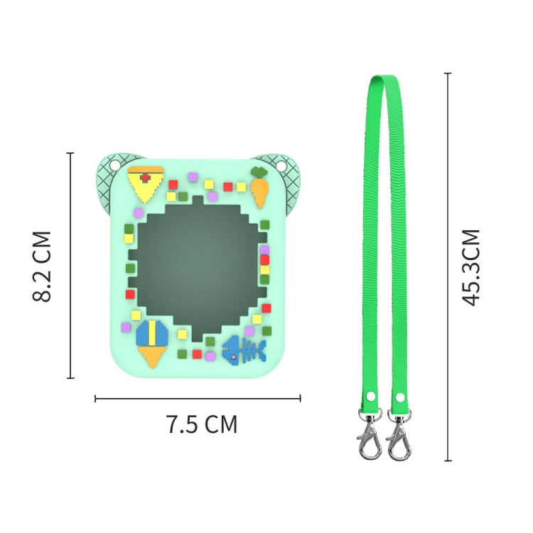 For Bitzee Electronic Pet Machine Silicone Protective Case(Mint Green) by bashfashion