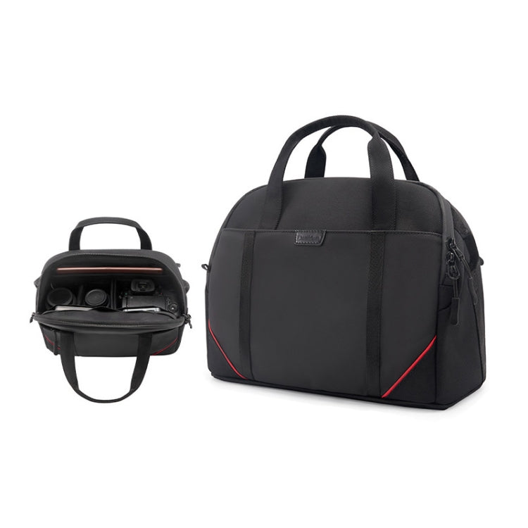 Cwatcun D109 Portable Casual Waterproof Multi-Function Camera Storage Photography Bag, Color: Small Black by Cwatcun