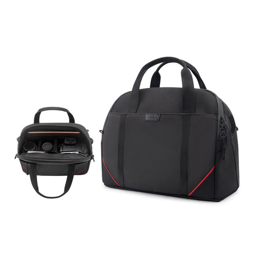 Cwatcun D109 Portable Casual Waterproof Multi-Function Camera Storage Photography Bag, Color: Small Black by Cwatcun