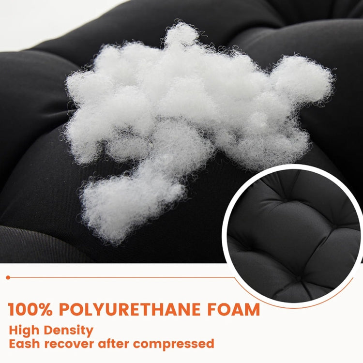 110x50cm Dome Waterproof Sun-proof Garden Folding High Back Chair Cushions, Color: Navy Blue by bashfashion