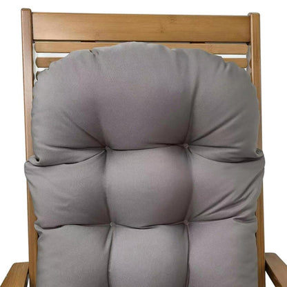 110x50cm Dome Waterproof Sun-proof Garden Folding High Back Chair Cushions, Color: Navy Blue by bashfashion