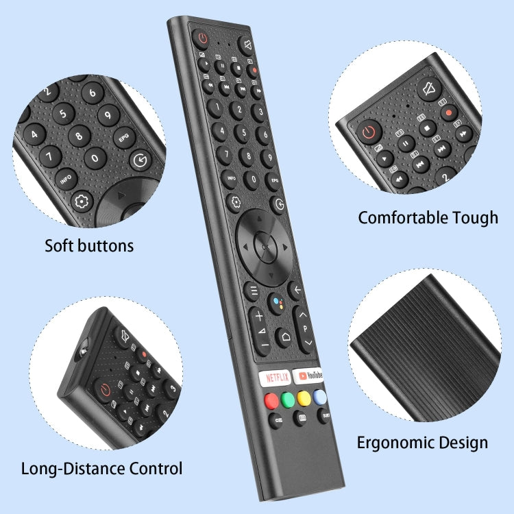 For ChangHong/CHIQ TV Bluetooth Voice Remote Control by bashfashion