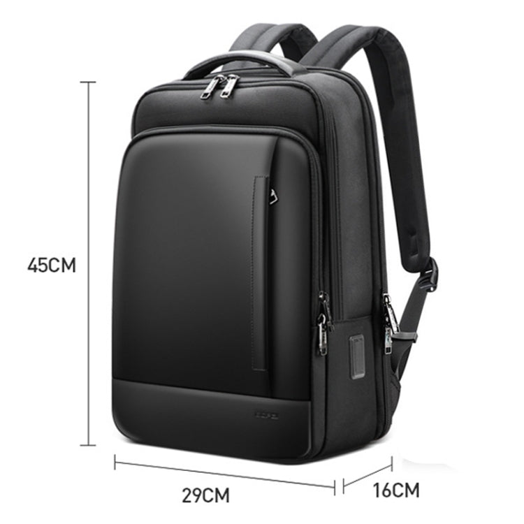 Bopai 61-51011 Large-Capacity Waterproof Business Laptop Backpack With USB+Type-C Port(Black) by Bopai