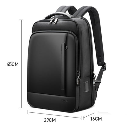 Bopai 61-51011 Large-Capacity Waterproof Business Laptop Backpack With USB+Type-C Port(Black) by Bopai