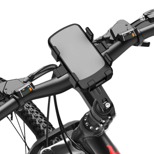 Mountain Road Bicycle Phone Holder Aluminum Alloy Cycling Navigation Bracket(Handlebar Stand Model) by bashfashion