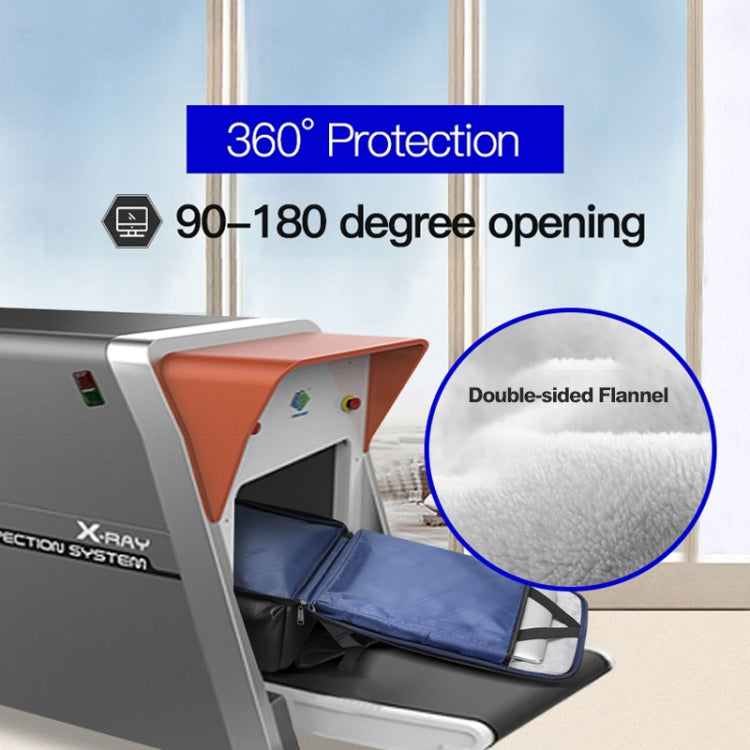 Bopai 61-120511 arge-capacity Travel Business Laptop Backpack With USB+Type-C Port(Black) by Bopai