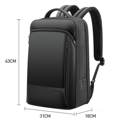 Bopai 61-53111 Large-capacity Waterproof Business Laptop Backpack With USB+Type-C Port(Black) by Bopai