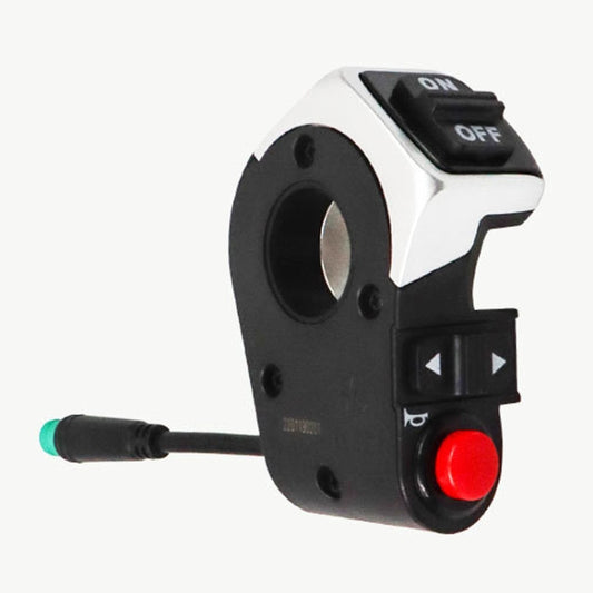 For KUGOO M4 AIMITE 10-Inch Electric Scooter Multifunctional Power Switch Switch Assembly(Black) by AIMITE