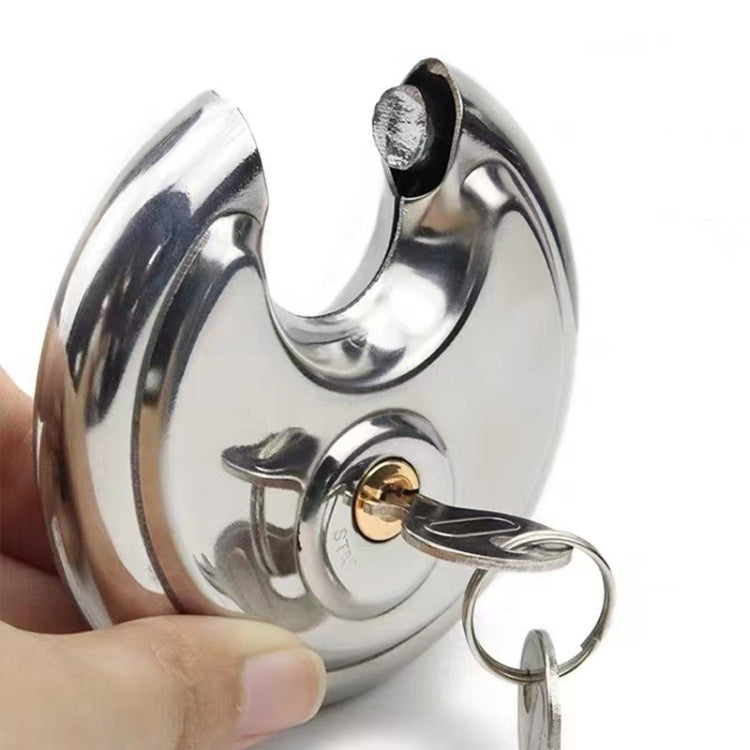 80mm Household Anti-Theft Rust-Proof And Waterproof Pure Copper Core Round Padlock by bashfashion