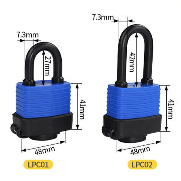 Industrial Safety Dustproof and Anti-theft Padlock Waterproof Insulation Lock, Spec: KD-LPC02 by bashfashion