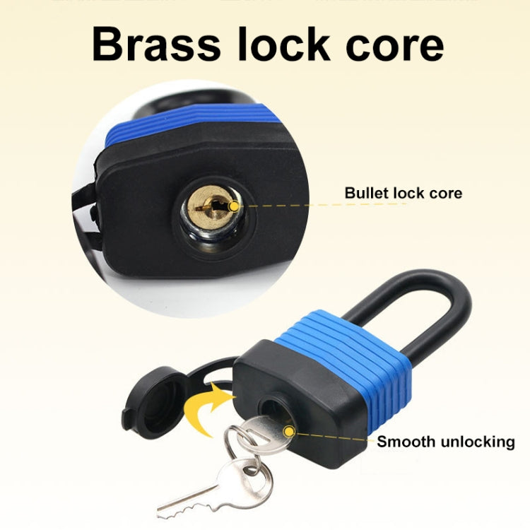 Industrial Safety Dustproof and Anti-theft Padlock Waterproof Insulation Lock, Spec: KD-LPC02 by bashfashion
