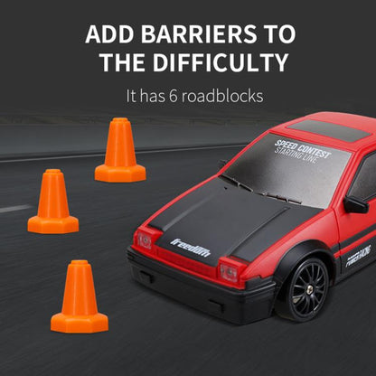 1:24 4WD Drift Light Electric Remote Control Racing Car Toy, Model: SC24A08 by bashfashion