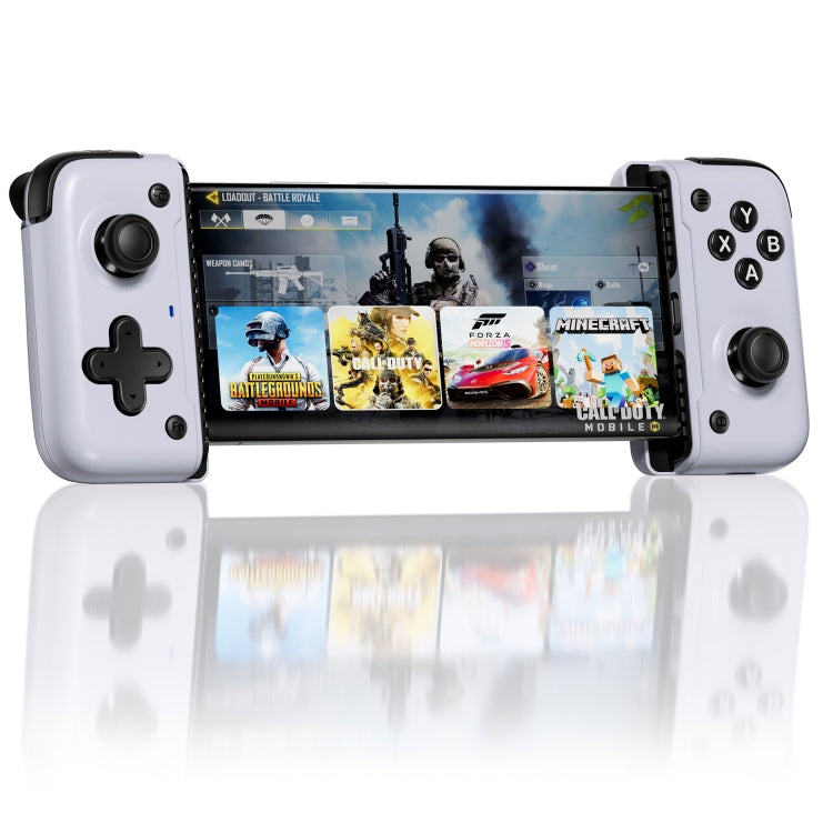 EasySMX M05 Mobile Gaming Controller For Type-C Mobile Phones And IPhone 15 Series With Hall Trigger(Black White) by EasySMX