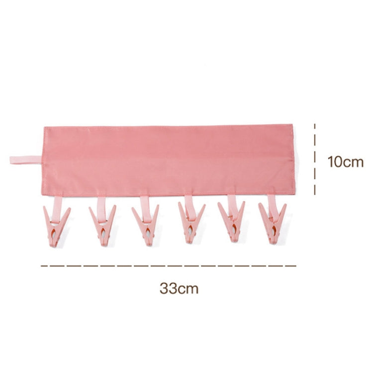 Multi Clip Portable Fabric Clothes Hanger Multifunctional Folding Fabric Clothes Clip Hangers, Color: Gray by bashfashion