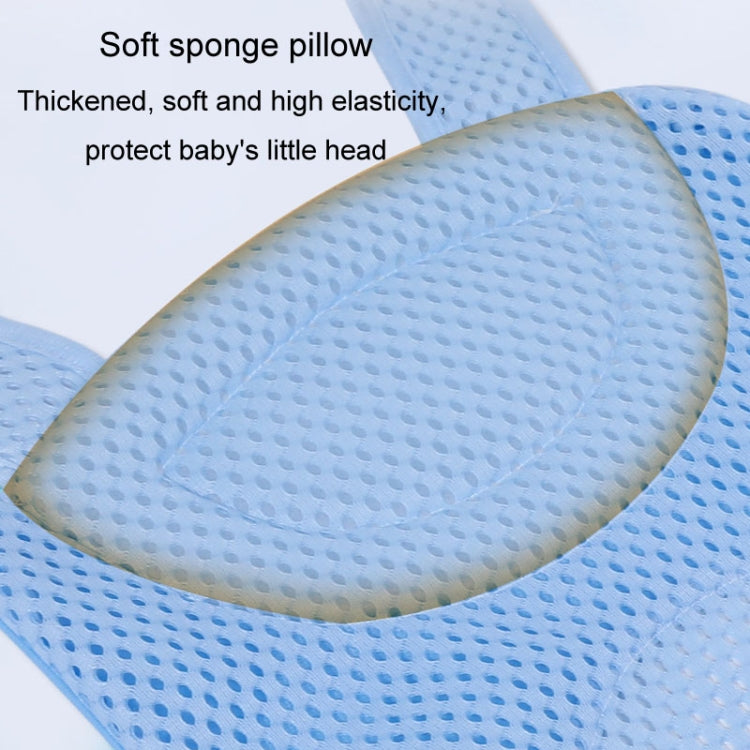Baby Bath Tub Bathing Support Net Stand Newborn Non-Slip Suspended Shower Mat, Style: 5 Buckle Blue by bashfashion