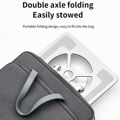 Aluminum Alloy Laptop Stand Notebook Riser with 360 Degree Rotating Base,(Silver) by bashfashion