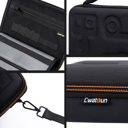 Cwatcun H91 Medium Sports Camera Case Portable Waterproof EVA Digital Camera Storage Bag(Black) by Cwatcun