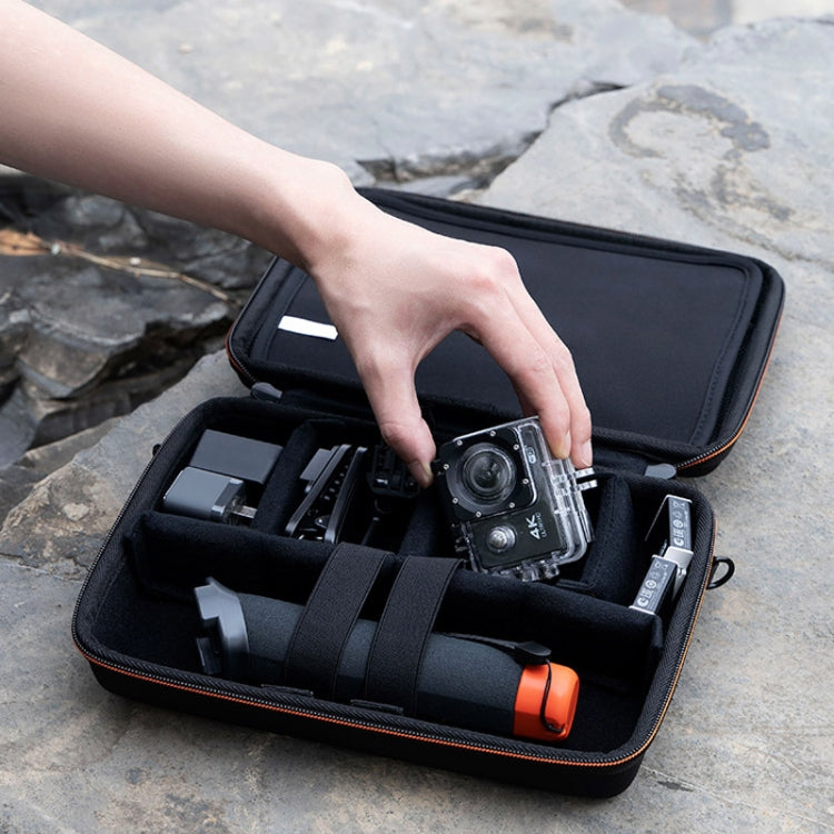 Cwatcun H91 Medium Sports Camera Case Portable Waterproof EVA Digital Camera Storage Bag(Black) by Cwatcun