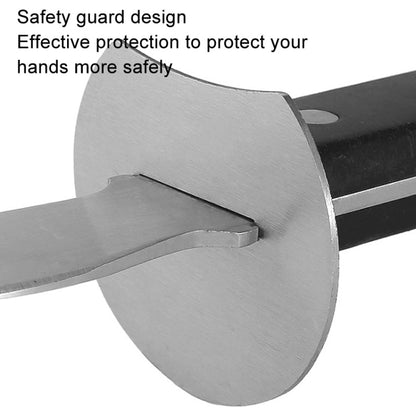 Stainless Steel Opening Oyster Scallop Tool Kitchen Shell Pryer Knife+Wooden Stand by bashfashion