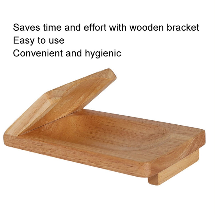 Stainless Steel Opening Oyster Scallop Tool Kitchen Shell Pryer Knife+Wooden Stand by bashfashion