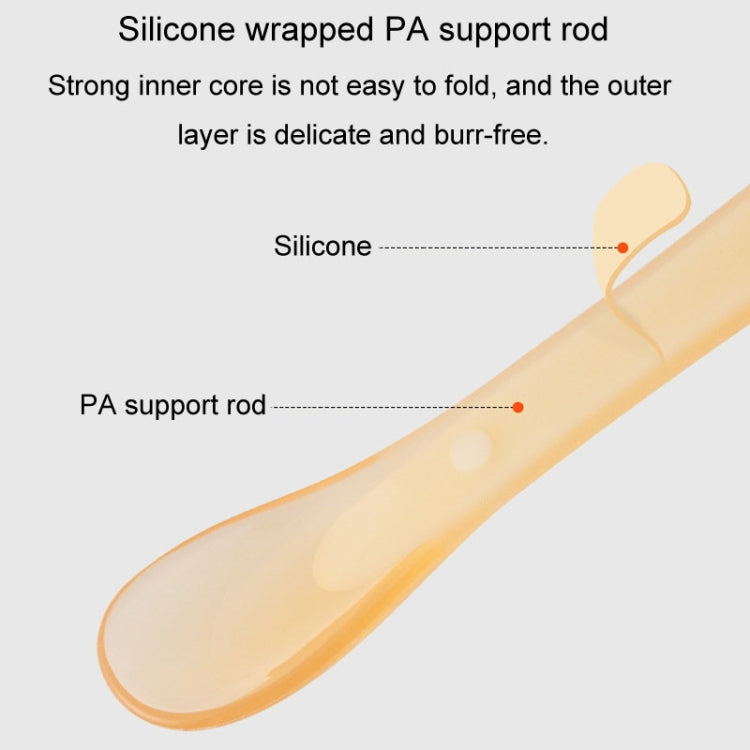 Baby Silicone Spoon Infant Silicone Feeding Spoon Soft Children Tableware, Specification: With Box by bashfashion
