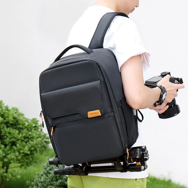 Cwatcun D93 Casual Camera Bag Waterproof Photography Bag(3.0 Small Black) by Cwatcun