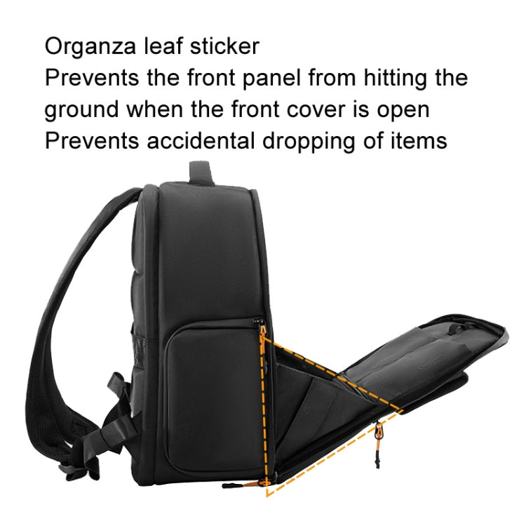 Cwatcun D93 Casual Camera Bag Waterproof Photography Bag(3.0 Small Black) by Cwatcun