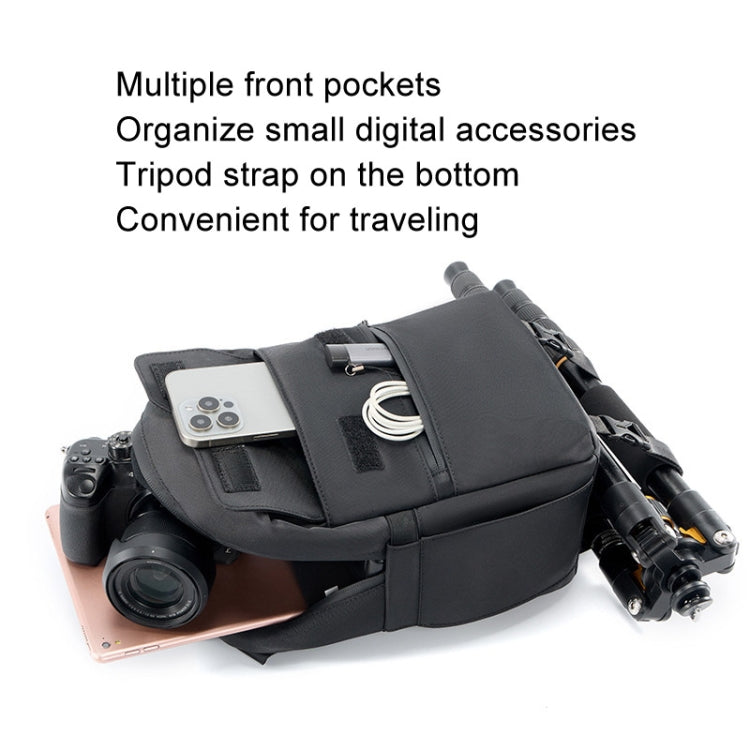 Cwatcun D93 Casual Camera Bag Waterproof Photography Bag(3.0 Small Black) by Cwatcun