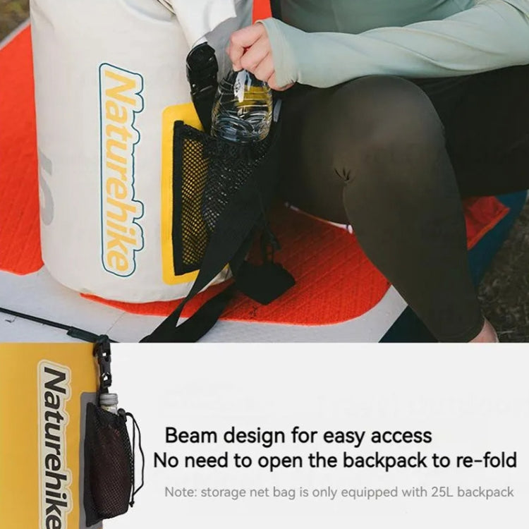 Naturehike Rafting Waterproof Bag Dry Wet Separate Shoulder Bag Outdoor Swimming Pack, Color: 25L Green by Naturehike