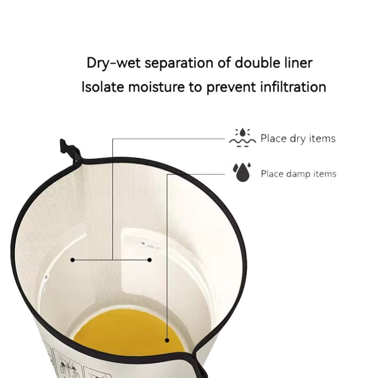 Naturehike Rafting Waterproof Bag Dry Wet Separate Shoulder Bag Outdoor Swimming Pack, Color: 15L Yellow by Naturehike