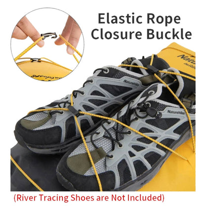 Naturehike Wet Dry IPX6 Waterproof Bag Outdoor Seaside Diving Swimming Rafting Equipment, Color: 40L Khaki by Naturehike