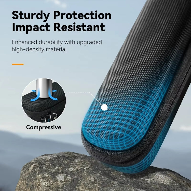 For DJI Osmo Pocket 3 Camera TELESIN Portable Carrying Bag Storage Case(Black) by TELESIN